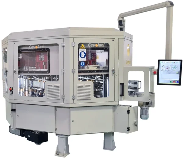 Cevolani combican aerosol can making machine, official Cevolani photo
